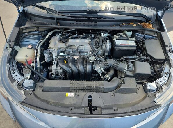 JTDEPMAE4NJ208905 2022 TOYOTA COROLLA Blue უკანა სალონის ხედი