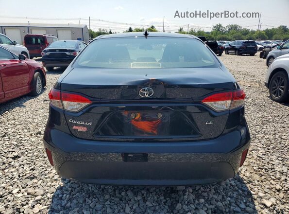 JTDEPMAE4NJ227437 2022 TOYOTA COROLLA Black Вид ззаду