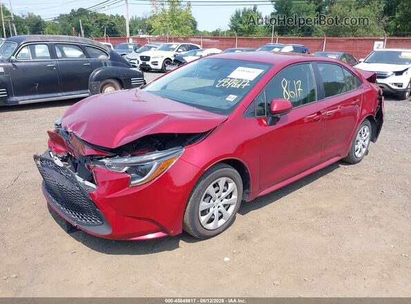 JTDEPMAE4NJ232573 2022 TOYOTA COROLLA Red Przód lewy