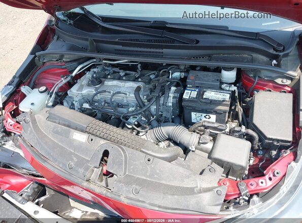 JTDEPMAE4NJ232573 2022 TOYOTA COROLLA Red Widok z tyłu