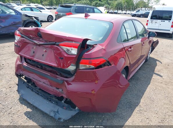 JTDEPMAE4NJ232573 2022 TOYOTA COROLLA Red 