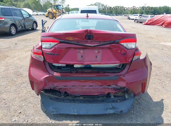 JTDEPMAE4NJ232573 2022 TOYOTA COROLLA Red 
