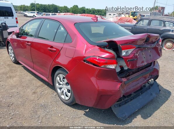 JTDEPMAE4NJ232573 2022 TOYOTA COROLLA Red 