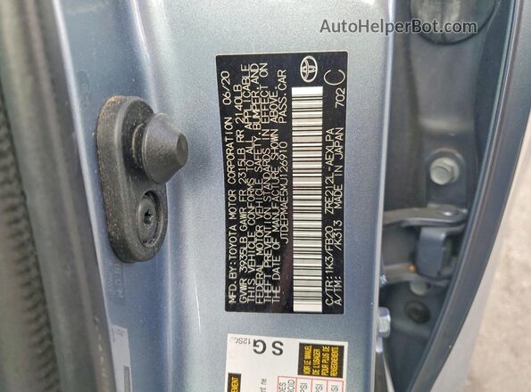 JTDEPMAE5MJ126910 2021 TOYOTA COROLLA Blue Widok komory silnika