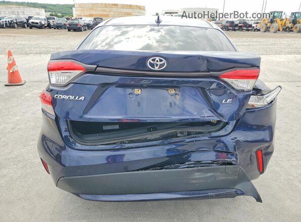 JTDEPMAE5MJ137857 2021 TOYOTA COROLLA Blue Հետևի տեսք
