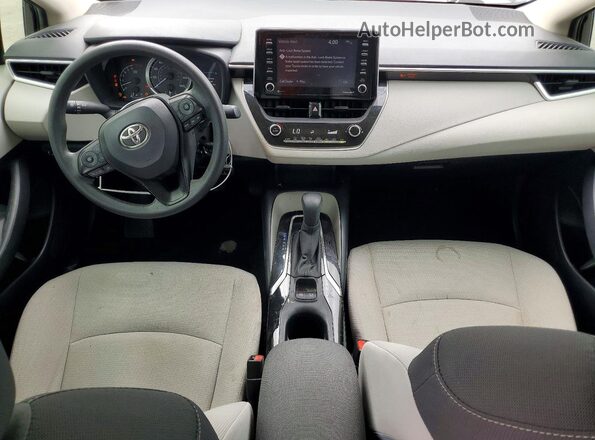 JTDEPMAE5MJ137857 2021 TOYOTA COROLLA Blue Առջևի վահանակի տեսք