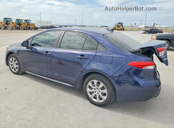 JTDEPMAE5MJ137857 2021 TOYOTA COROLLA Blue Հետևի ձախ