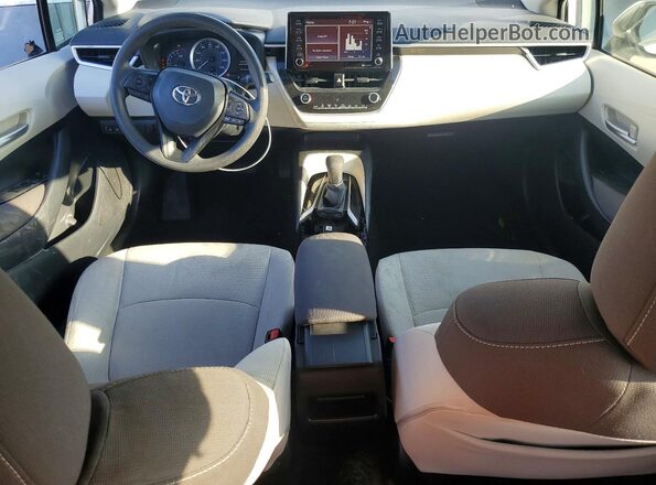 JTDEPMAE5MJ140709 2021 TOYOTA COROLLA White Առջևի վահանակի տեսք