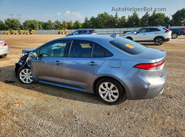 JTDEPMAE5MJ154576 2021 TOYOTA COROLLA Blue Հետևի ձախ