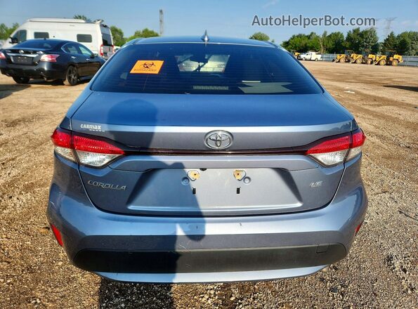 JTDEPMAE5MJ154576 2021 TOYOTA COROLLA Blue Հետևի տեսք