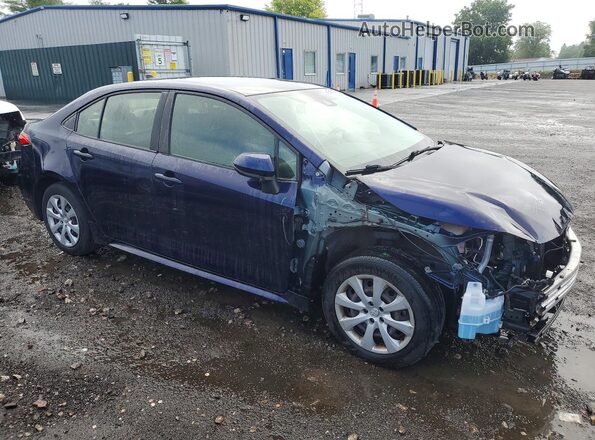 JTDEPMAE5MJ174052 2021 TOYOTA COROLLA Blue Передня права чверть