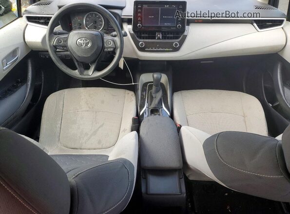 JTDEPMAE5MJ174052 2021 TOYOTA COROLLA Blue Вид панелі приладів