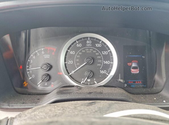 JTDEPMAE5MJ174052 2021 TOYOTA COROLLA Blue Вид щитка приладів
