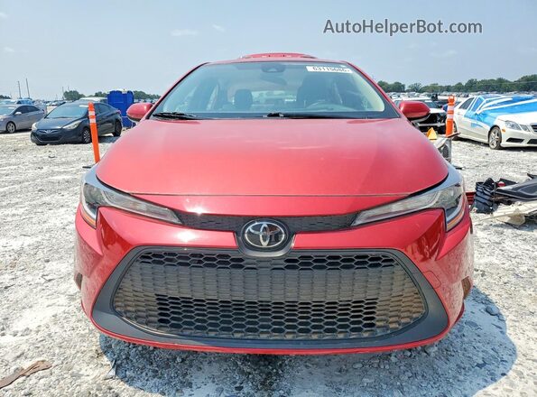 JTDEPMAE5MJ183219 2021 TOYOTA COROLLA Red Դիմացի տեսք