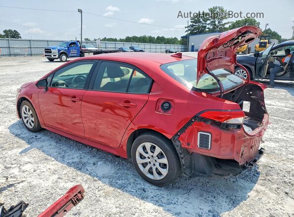 JTDEPMAE5MJ183219 2021 TOYOTA COROLLA Red Հետևի ձախ