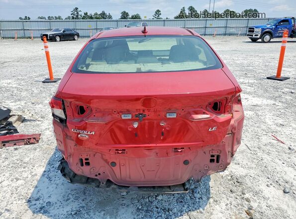 JTDEPMAE5MJ183219 2021 TOYOTA COROLLA Red Հետևի տեսք