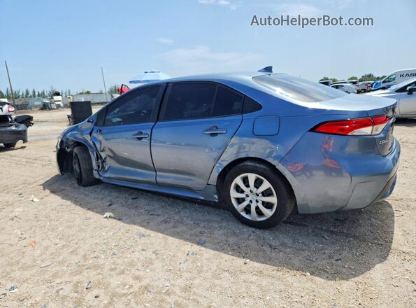 JTDEPMAE5MJ184550 2021 TOYOTA COROLLA Синий Задняя левая четверть