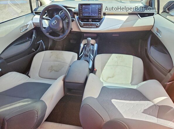 JTDEPMAE5MJ184550 2021 TOYOTA COROLLA Синий Вид панели приборов