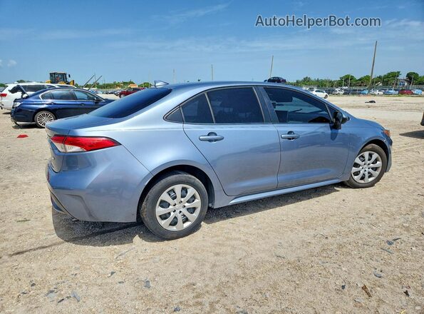 JTDEPMAE5MJ184550 2021 TOYOTA COROLLA Синий Задняя правая четверть