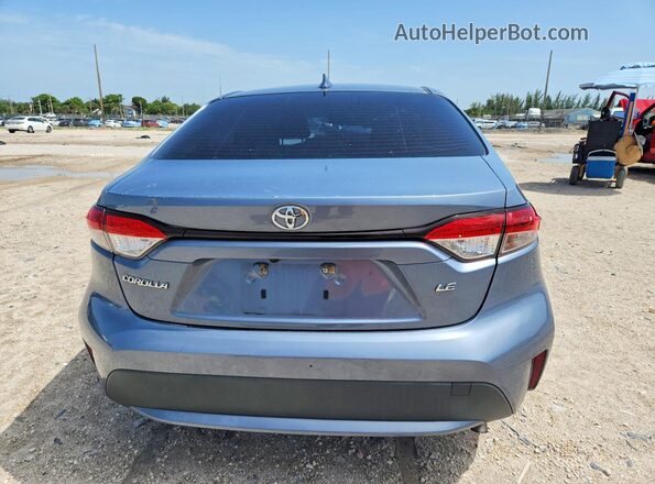 JTDEPMAE5MJ184550 2021 TOYOTA COROLLA Синий Вид сзади