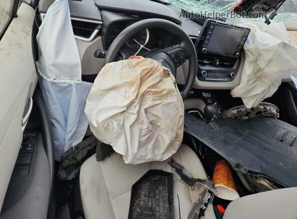 JTDEPMAE5MJ187979 2021 TOYOTA COROLLA Silver Dashboard view