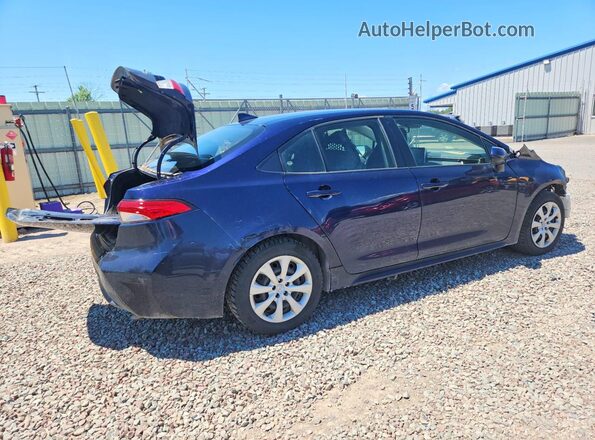 JTDEPMAE5MJ188811 2021 TOYOTA COROLLA Blue Rear right
