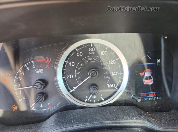 JTDEPMAE5MJ188811 2021 TOYOTA COROLLA Blue Instrument cluster view