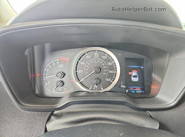JTDEPMAE5N3022178 2022 TOYOTA COROLLA White Vista del cuadro de instrumentos