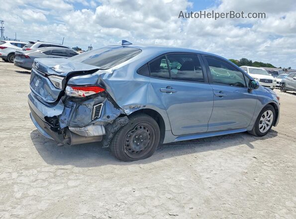 JTDEPMAE5NJ205706 2022 TOYOTA COROLLA Blue Задня права чверть