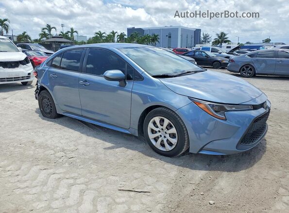 JTDEPMAE5NJ205706 2022 TOYOTA COROLLA Blue Передня права чверть