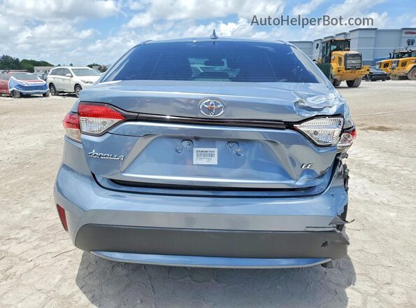 JTDEPMAE5NJ205706 2022 TOYOTA COROLLA Blue Вид ззаду