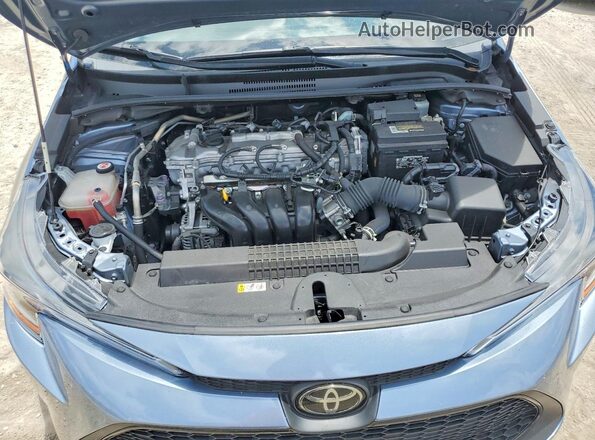JTDEPMAE5NJ205706 2022 TOYOTA COROLLA Blue Вид задньої частини салону