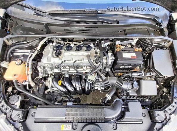 JTDEPMAE6MJ157969 2021 TOYOTA COROLLA Серый Вид задней части салона