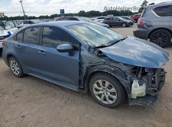 JTDEPMAE6MJ182533 2021 TOYOTA COROLLA Blue Передня права чверть
