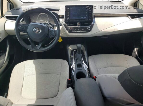 JTDEPMAE6MJ182533 2021 TOYOTA COROLLA Blue Вид панелі приладів