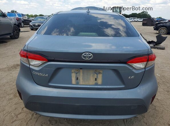 JTDEPMAE6MJ182533 2021 TOYOTA COROLLA Blue Вид ззаду