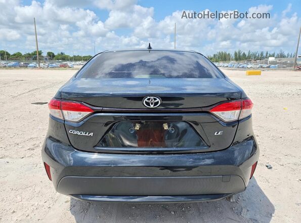 JTDEPMAE6NJ193372 2022 TOYOTA COROLLA Черный Вид сзади