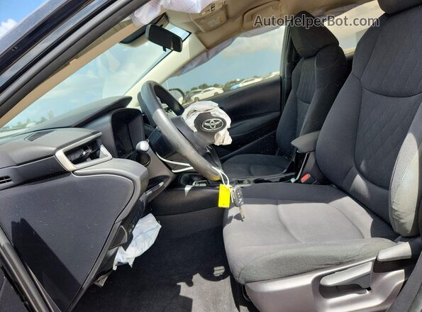 JTDEPMAE6NJ193372 2022 TOYOTA COROLLA Черный Вид салона спереди
