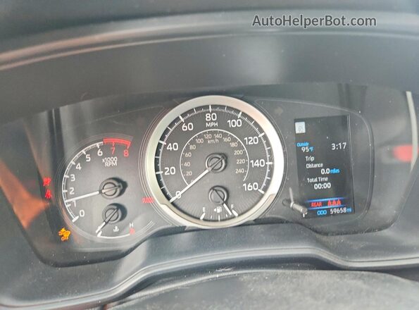 JTDEPMAE6NJ193372 2022 TOYOTA COROLLA Черный Вид щитка приборов