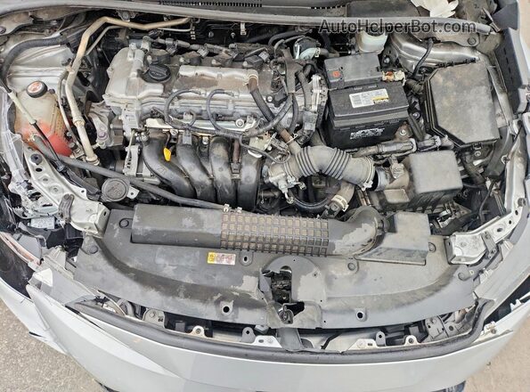 JTDEPMAE6NJ226435 2022 TOYOTA COROLLA Silver Rear interior view