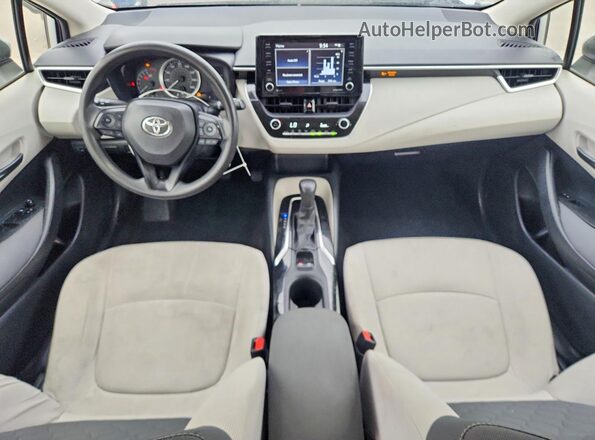 JTDEPMAE6NJ226435 2022 TOYOTA COROLLA Silver Dashboard view
