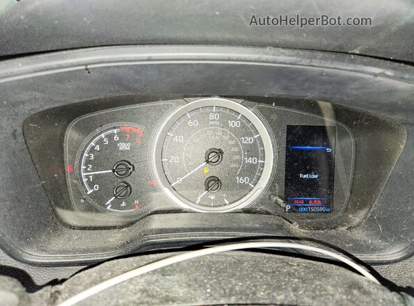 JTDEPMAE7MJ132739 2021 TOYOTA COROLLA Silver Вид щитка приладів