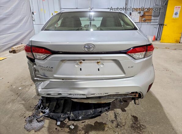 JTDEPMAE7MJ132739 2021 TOYOTA COROLLA Silver Вид ззаду