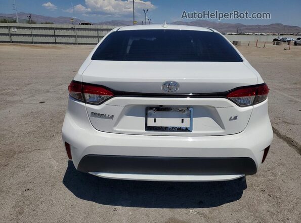 JTDEPMAE7MJ149587 2021 TOYOTA COROLLA White Հետևի տեսք