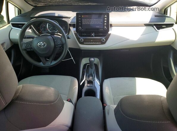JTDEPMAE7MJ149587 2021 TOYOTA COROLLA White Առջևի վահանակի տեսք