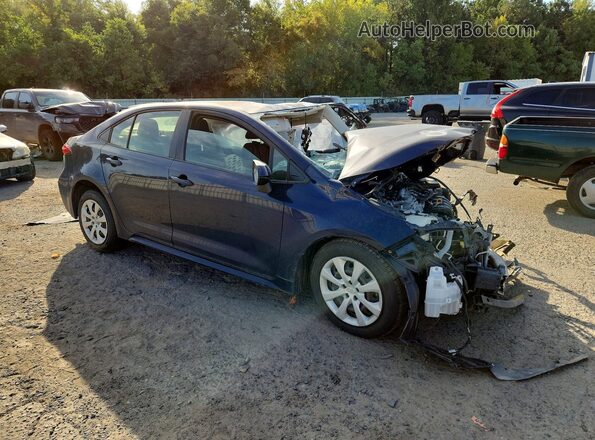 JTDEPMAE7MJ152005 2021 TOYOTA COROLLA Синий Передняя правая четверть