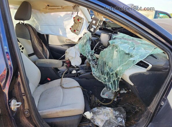 JTDEPMAE7MJ152005 2021 TOYOTA COROLLA Синий Вид салона спереди