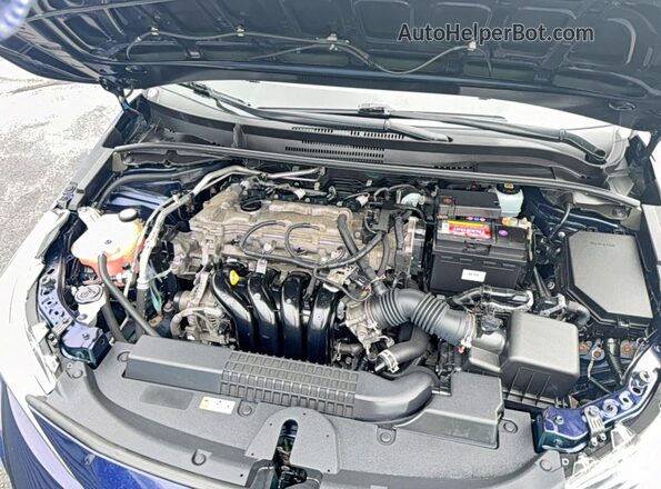 JTDEPMAE7MJ162145 2021 TOYOTA COROLLA Blue Вид салону спереду