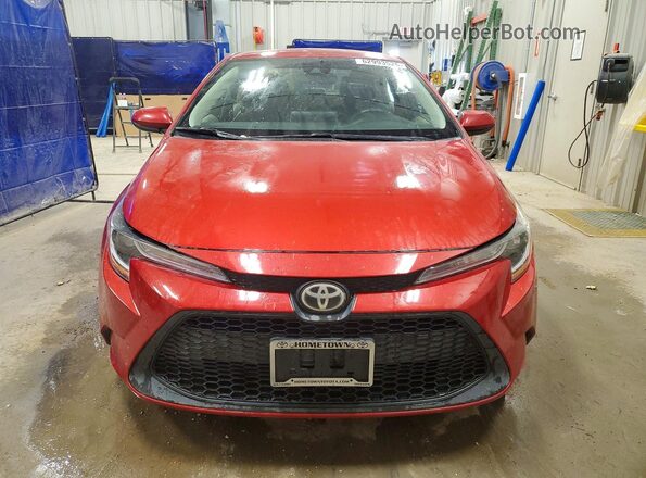 JTDEPMAE7MJ165482 2021 TOYOTA COROLLA Red Front view