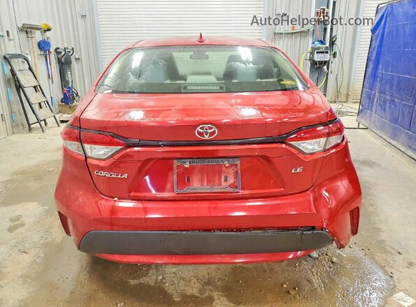 JTDEPMAE7MJ165482 2021 TOYOTA COROLLA Red Rear view